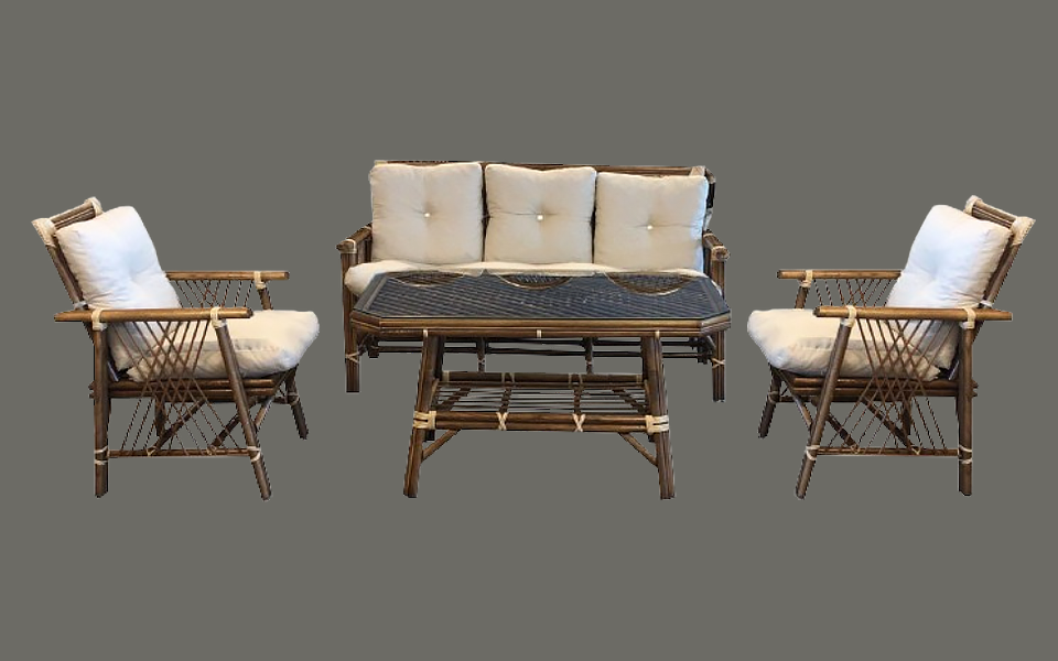 Zümrüt Bambu Bahçe & Balkon Takımı